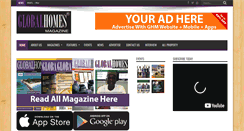 Desktop Screenshot of globalhomesmagazine.com